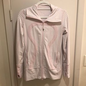 stripped Lululemon athletic jacket